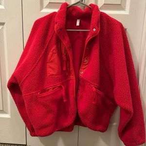 Free people Hit The slopes fleece jacket